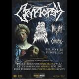 Concierto de Cryptopsy en Barcelona Martes 10 Febrero 2026