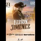Concierto de Yeison Jimenez en Barcelona Viernes 24 Octubre 2025