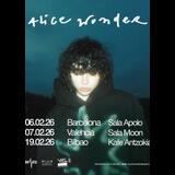 Concierto de Alice Wonder en Barcelona Viernes 6 Febrero 2026