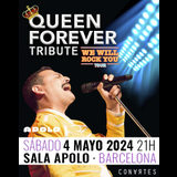 Concierto Queen Forever el Mejor Queen Después de Queen en Barcelona Sabado 4 Mayo 2024