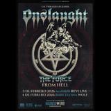 Concierto de Onslaught en Barcelona Dimecres 4 Febrer 2026