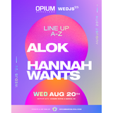 WEDJS pres. Alok & Hannah Wants Dimecres 20 Agost 2025 WEDJS pres. Alok & Hannah Wants Dimecres 20 Agost 2025