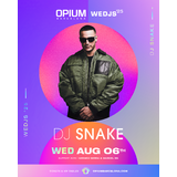 WEDJS pres. DJ Snake Dimecres 6 Agost 2025 WEDJS pres. DJ Snake Dimecres 6 Agost 2025