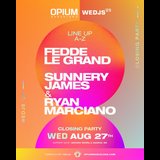 WEDJS pres. Sunnery James, Ryan Marciano & Fedde Le Grand Dimecres 27 Agost 2025 WEDJS pres. Sunnery James, Ryan Marciano & Fedde Le Grand Dimecres 27 Agost 2025