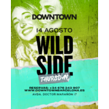 WILD SIDE THURSDAY - DOWNTOWN Dijous 14 Agost 2025 WILD SIDE THURSDAY - DOWNTOWN Dijous 14 Agost 2025